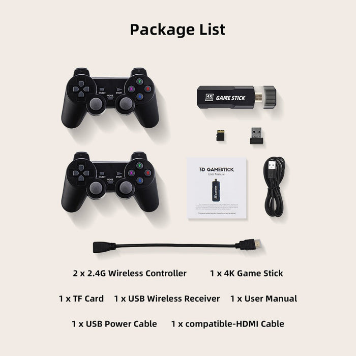Home TV game console PSP/N64/NDS/DC/PS1 gaming Y5 lite wireless