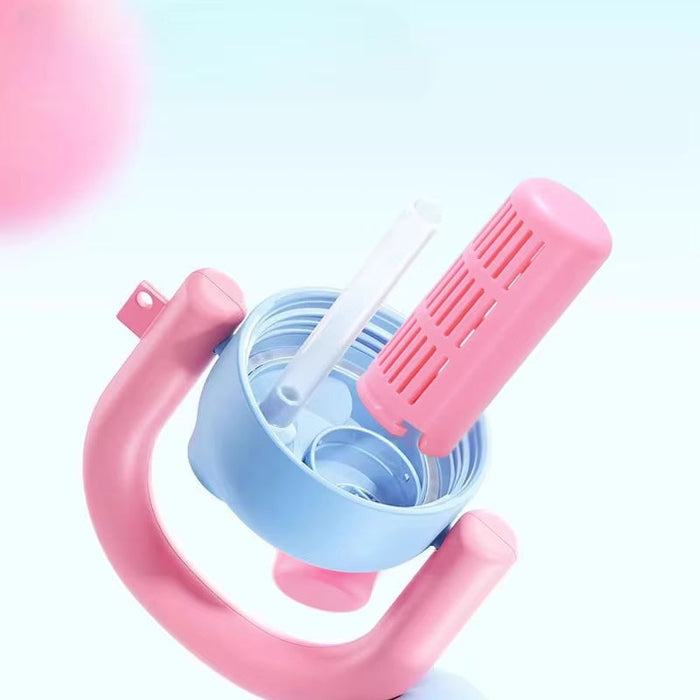 High Temperature Resistance Space Straw Water Bottle Large Capacity Ton Ton Cup Portable High Appearance Big Belly Drinking Cup