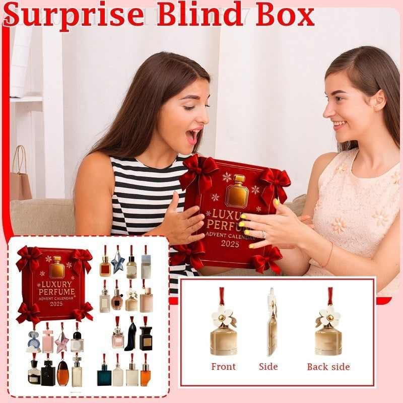 2026 Luxury Perfume Advent Calendar,24 Days Acrylic Perfume Countdown Gifts
