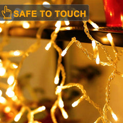 Fairy Lights Plug in Waterproof,120Led String Lights Main Powered