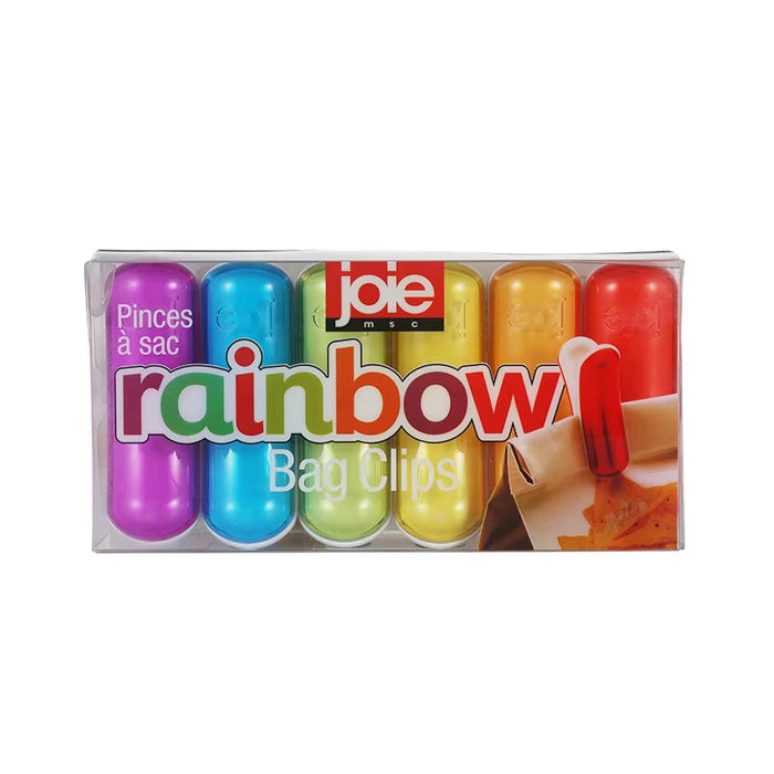 Joie Rainbow Bag Clips 3Pcs/6Pcs Moisture Proof Food Sealer Plastic Food Preservation Sealing Clip Kitchen Tool Durable