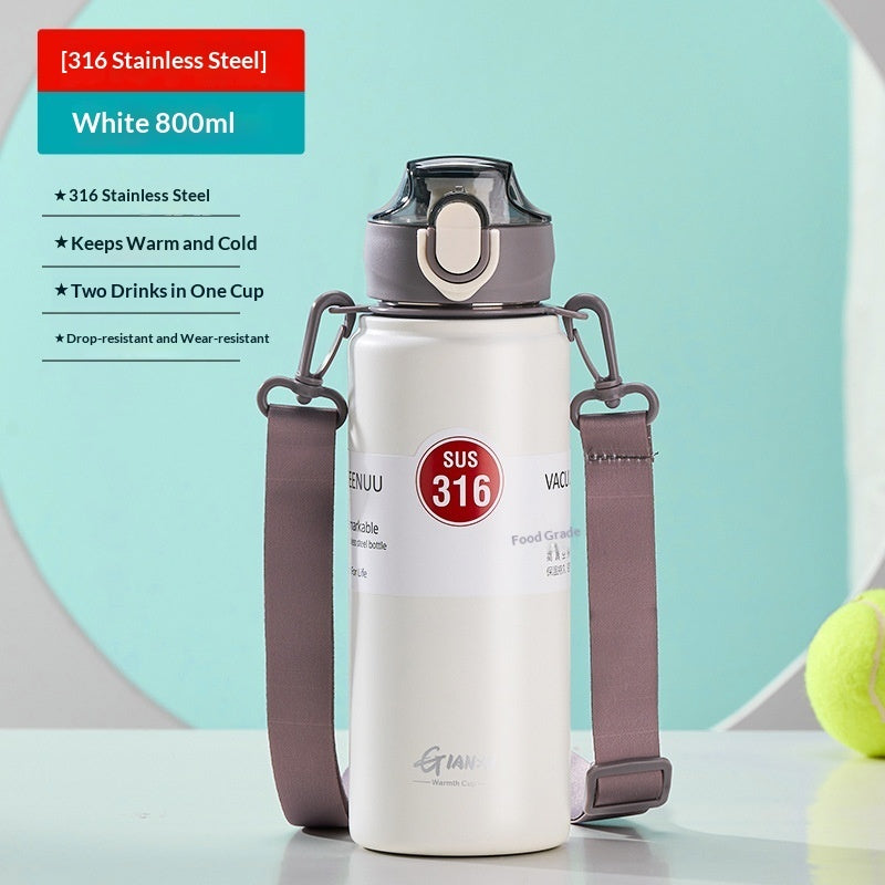 Large-capacity Stainless Steel Water Bottle