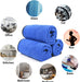 Microfibre Cleaning Cloths, 6 Pack, Two-Layer Thickened Towels, Lint Free Super Absorbent Towel for Household and Car Washing, Drying, Detailing, 40X30Cm