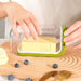 Joie Butter Storage Box Sliding Lid Design Butter Dish Sealed Fresh-Keeping Storage Cheese Food Grade Fabric Refrigerator