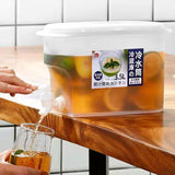 Plastic Beverage Dispenser with Faucet, 3.5L Capacity