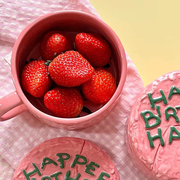 NEW HAPPEE BIRTHDAE 3D Mugs Cups Figures Happy Birthday Hagrid Ceramics Coffee Cup Action Figure Toys Gifts Home Decoration