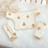 Anti-bite Towel Two Dogs Sucking Belt Baby Waist Stool Chest Pure Cotton Yarn Saliva Towel