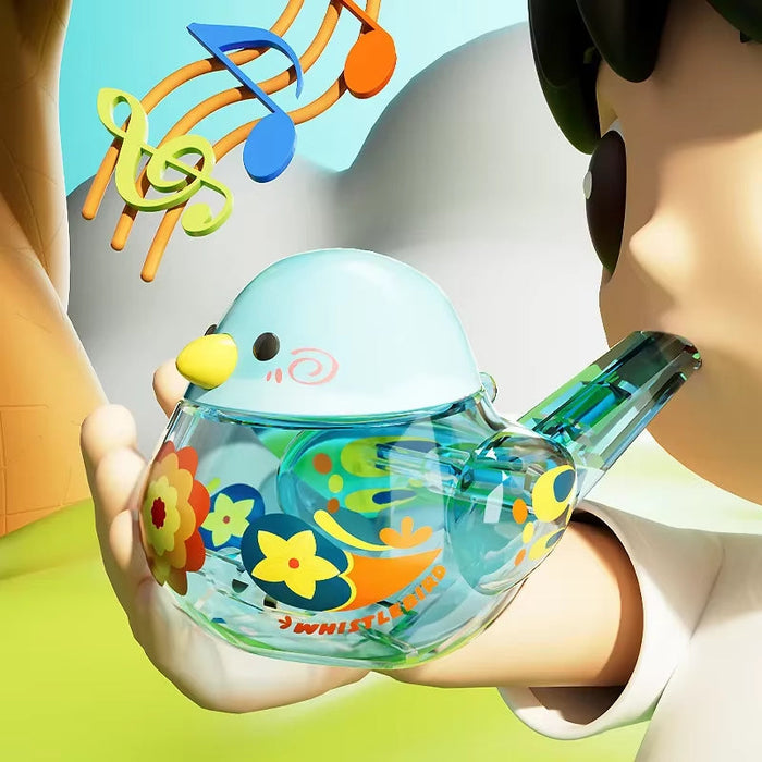 Bird'S Call for Babies Water Bird Whistle for Infants Children Toys Can Add Water to Whistle for Training Toy Musical Instrume