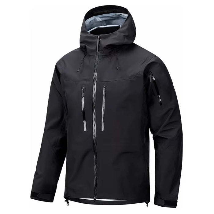 Storm Jacket Men'S Fashion Full Heat Sealed Hardshell Storm Jacket Men and Women with the Same Color Three anti Composite Fabric