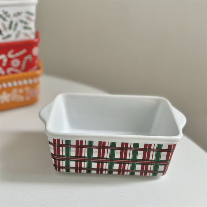 Christmas Tableware Gingerbread Man Berry Baking Tray
