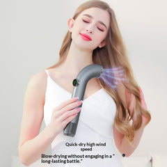 Curved Handle USB Charging Cordless Hair Dryer