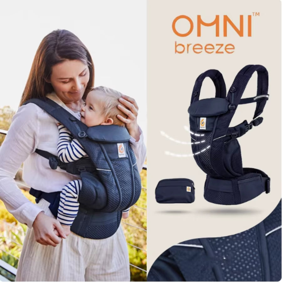 Egobaby Breeze Baby Carrier Multifunction Breathable Infant Carrier Backpack Kid Carriage Toddler Baby Sling Wrap Suspenders 360