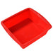 1/4Pcs Silicone Square Cake Plate Non-Stick Brownie Pot with Anti-Slip Handle Oven and Air Fryer Safe Perfect for Baking Cakes