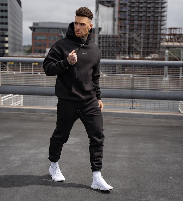 Men's autumn loose hooded sweater suit