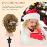 Neverland Beauty 24 Inch 60% Real Human Hair Training Head Hairdressing Cosmetology Mannequin Head with Makeup Function + Braid Set