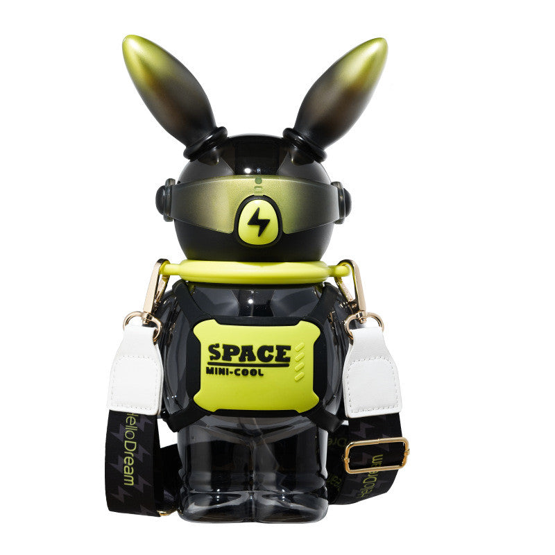 Children's Creative Lightning Rabbit Shape Large Capacity Water Bottle