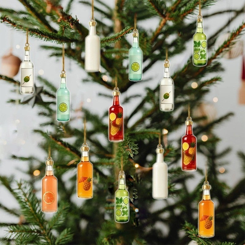 2026 Cocktail Advent Calendar, 24 Days Christmas Countdown Calendar with 24 Mini