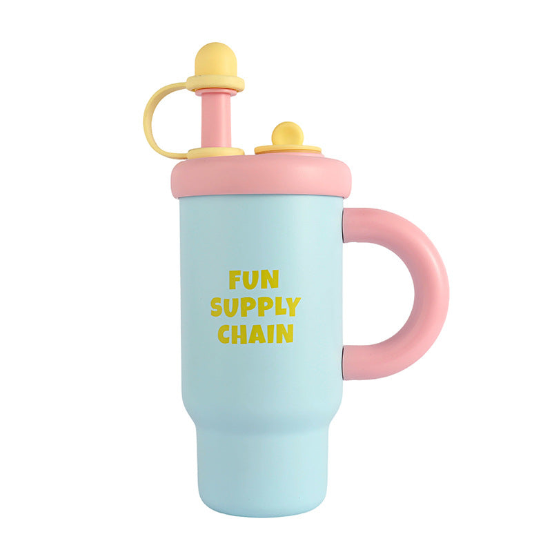 Large-capacity Insulated Mug With A Handle