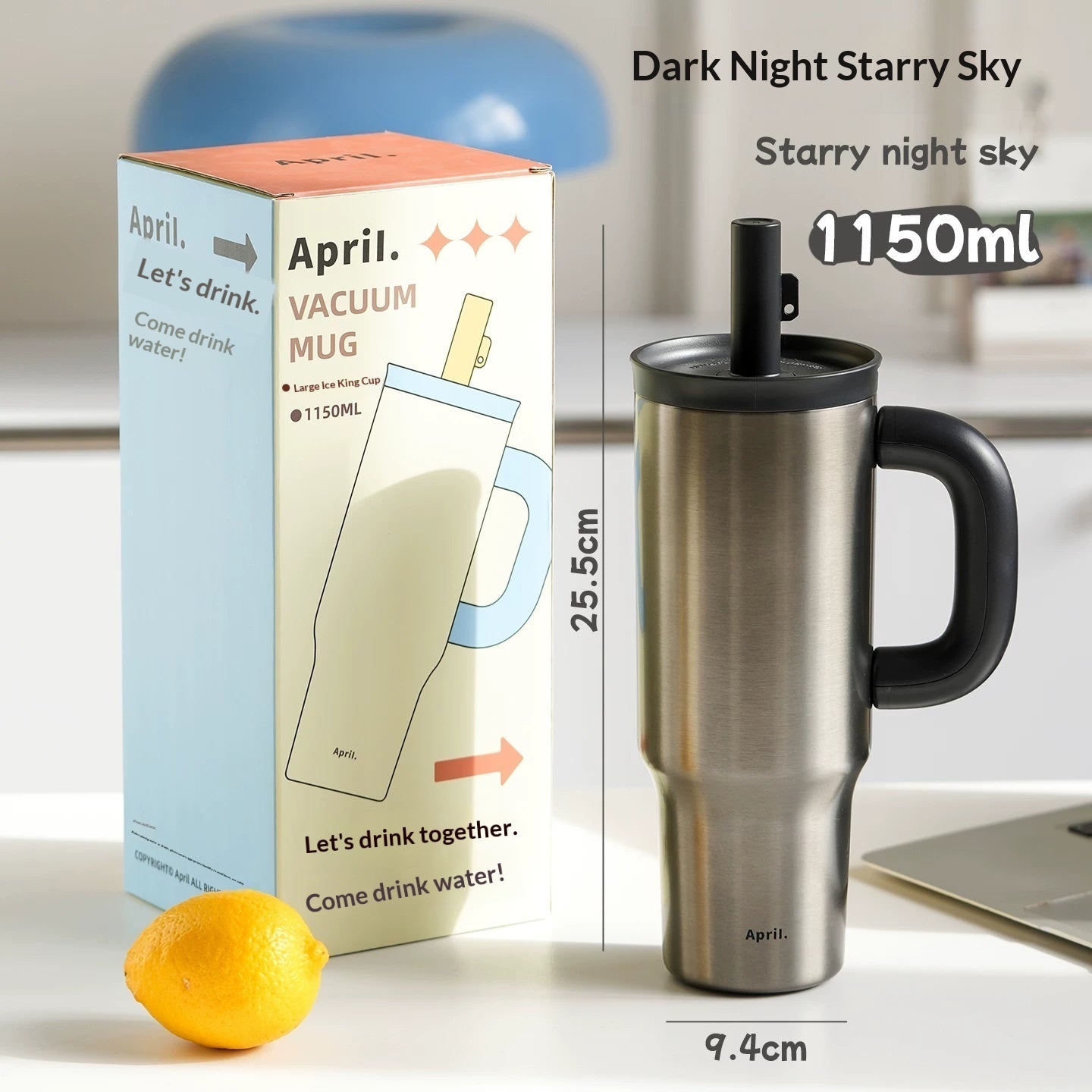 Stainless Steel Straw Cup For Cars