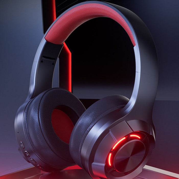 LED illuminated wireless Bluetooth headset for esports with ultra