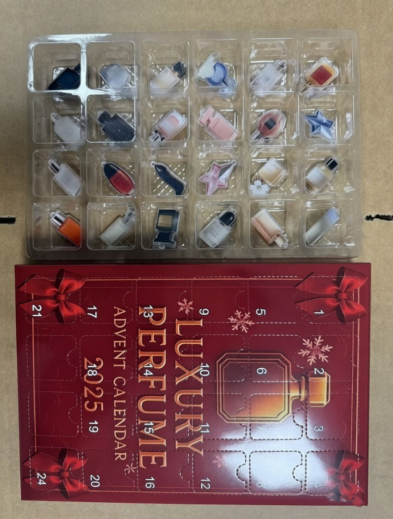 2026 Luxury Perfume Advent Calendar,24 Days Acrylic Perfume Countdown Gifts