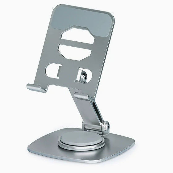 Rotating Phone Stand Desktop Metal Bedside Tablet Holder