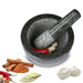 Pestle and Mortar Set Granite Stone Spice & Herb Crusher Home Kitchen Tool UK