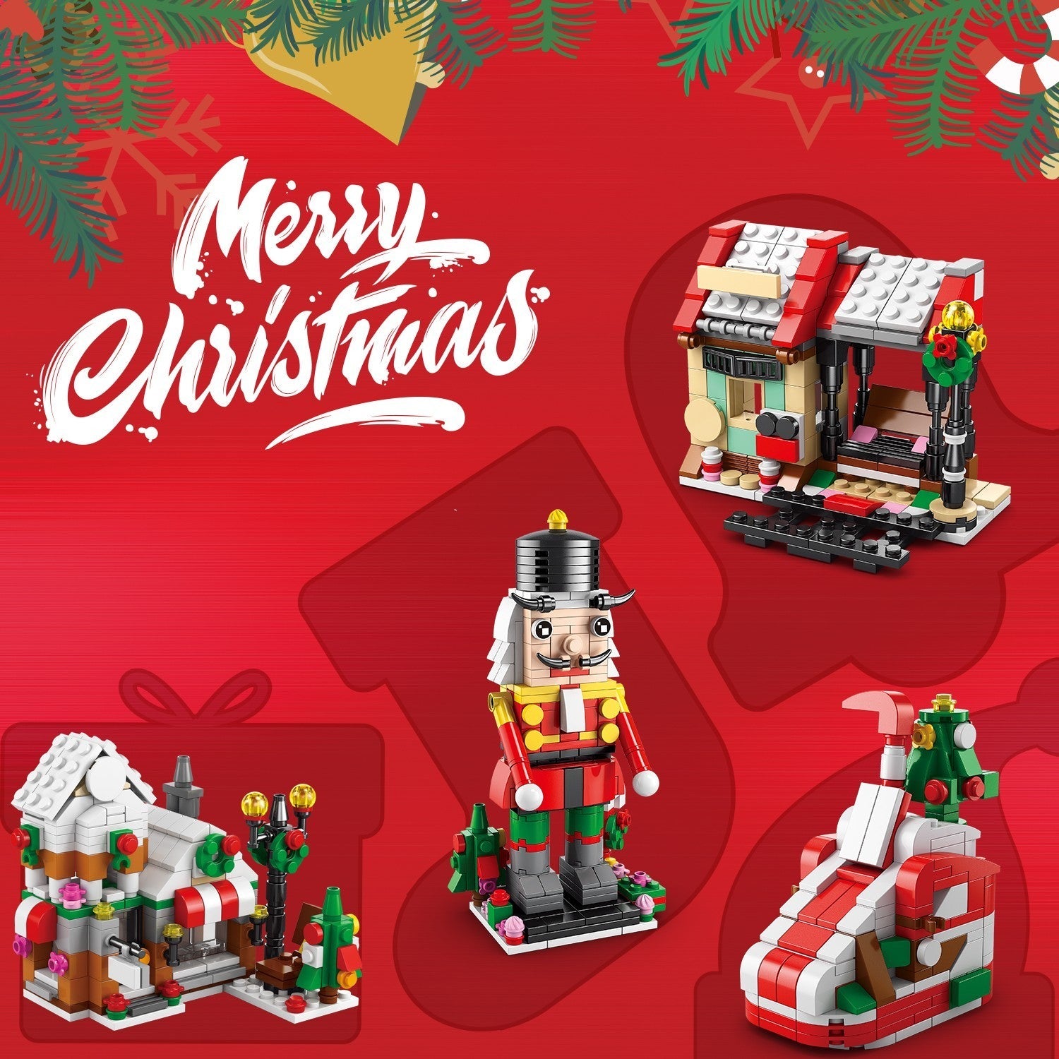 2026 Christmas Advent Calendar 24 Days Countdown Building Blocks Toy Kids Gift