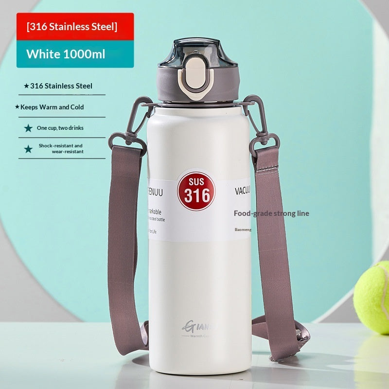 Large-capacity Stainless Steel Water Bottle