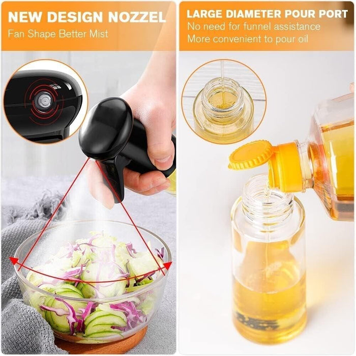 Olive Oil Spray Bottle 200Ml Cooking Mister Sprayer BBQ Air Fryer Kitchen Tool