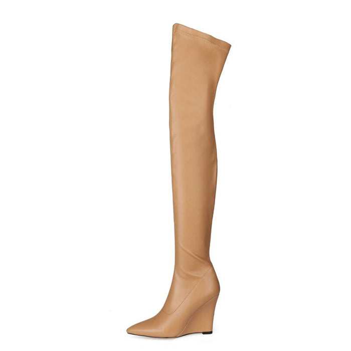 Elegant Woman Thigh High Botas Outdoor  Over-knee Boots