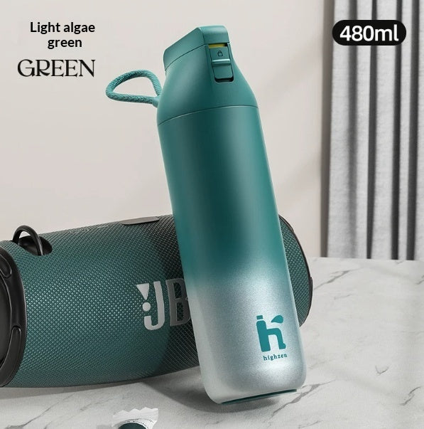 Stainless Steel Sports Handle Water Bottle