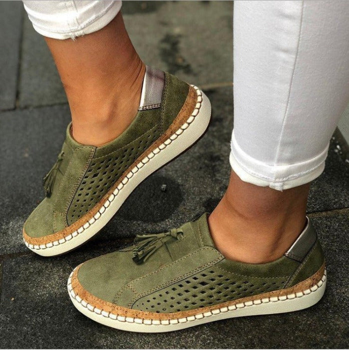 Womens Casual Shoes, One Footed Slacker Shoes