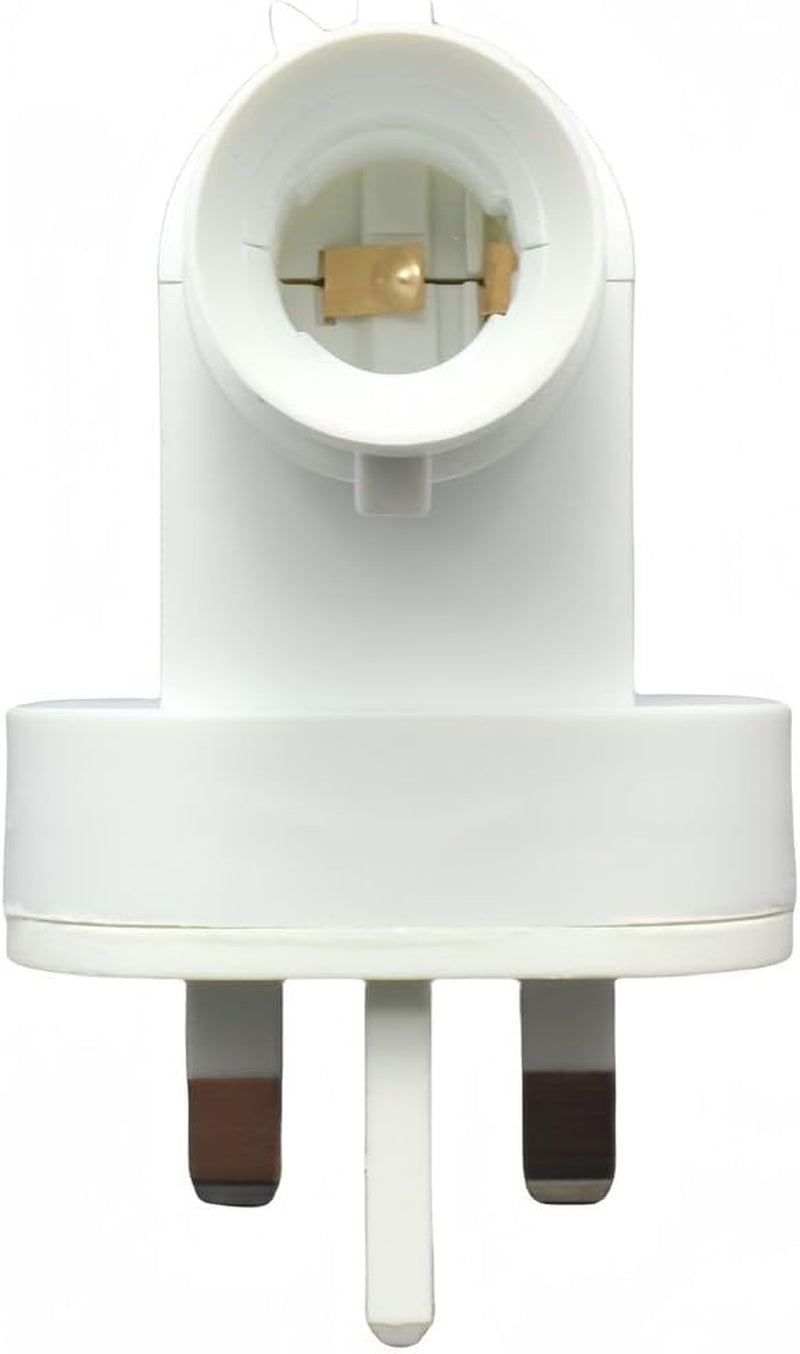 Ceramic Christmas Tree Night Light, Direct Plug, Plugin, Children Bedroom, Multicolor Bulbs & 360 Degree Swivel Plug with On/Off Switch (White)