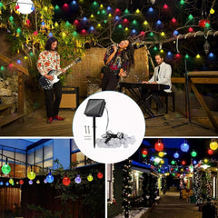 Solar Fairy Lights Outdoor Waterproof, 50LED Solar Garden Lights