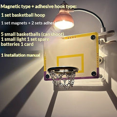 Basketball Hoop Mini Shooting Basket Night Light