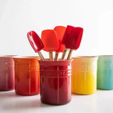 Kitchen Utensil Holder Countertop,Ceramic Storage Organizer,Cooking Tool Caddy Canister,Porcelain Tableware Container Jars Boxes
