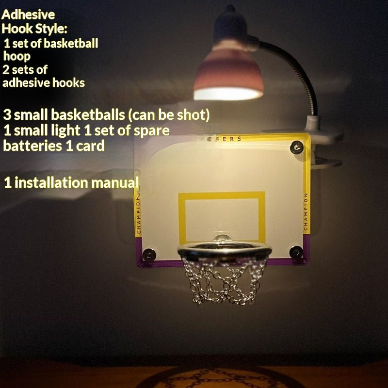 Basketball Hoop Mini Shooting Basket Night Light