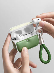Earphone Protective Case Suitable For AirPods Pro 3rd GenerationAirPods 4321 Drop-resistant Shell With Metal Lanyard