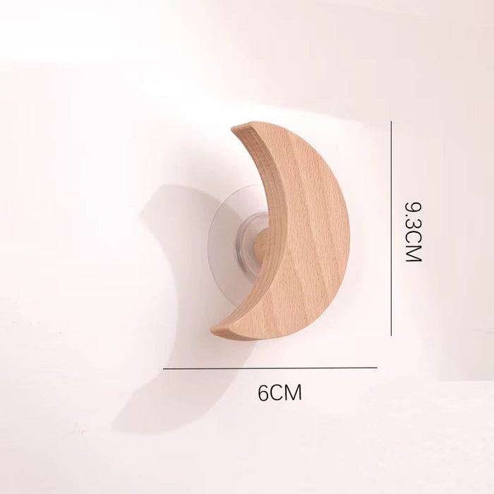 1Pcs Animal Wooden Hooks Cute Room Decor Hook Wall Keychain Coat Hook Home Door Wood Hook Hanger Kitchen Accessories Gadget