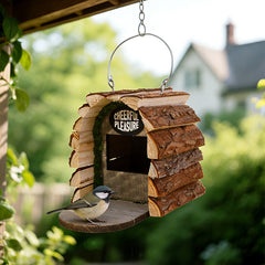 Outdoor Wooden Birdhouse Courtyard Decoration Bird Feeder