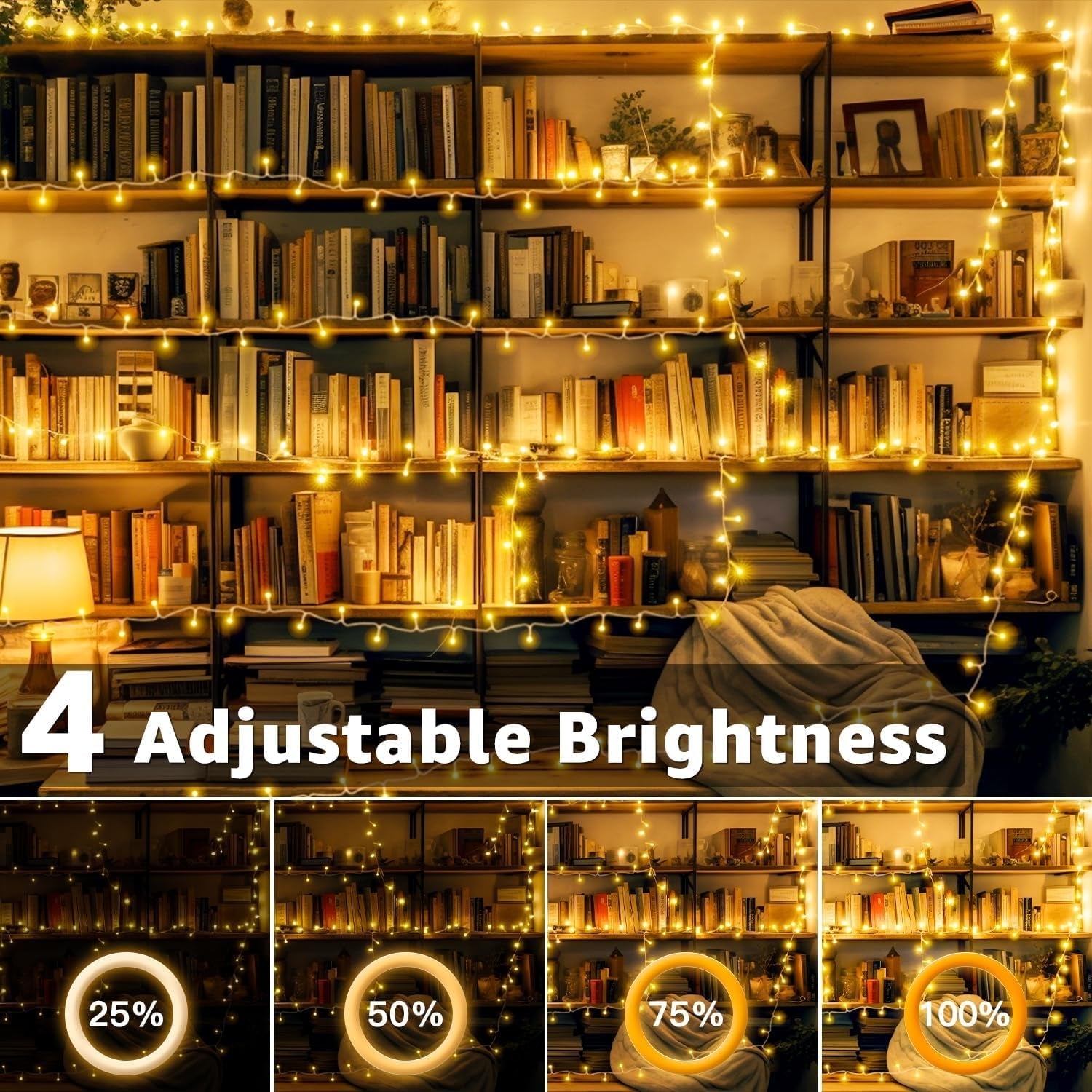 Fairy Lights Mains Powered 20M 200 LED Outdoor String Plug Remote