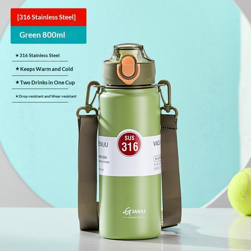 Large-capacity Stainless Steel Water Bottle