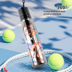 High-Style Pure Titanium Insulated Water Bottle For Outdoor Activities