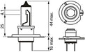 H7 (477) Pure Light Headlight Bulbs - 12 V 55 W Px26D - 2 Bulbs