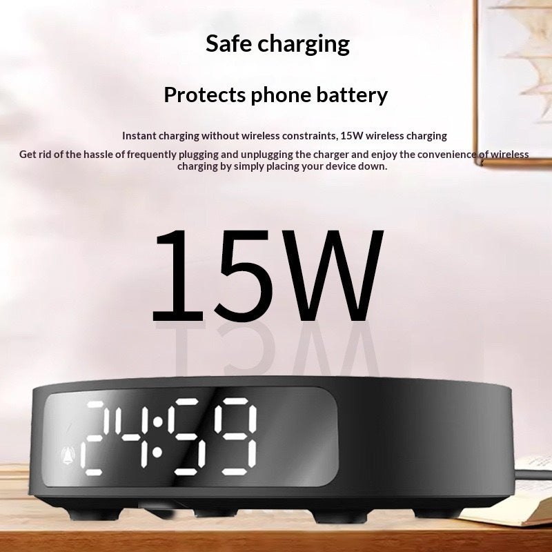 Clock Alarm Wireless Charger