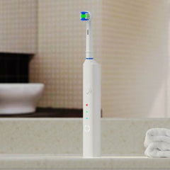 Rechargeable Soft-bristle Frequency-controlled Rotating Electric Toothbrush