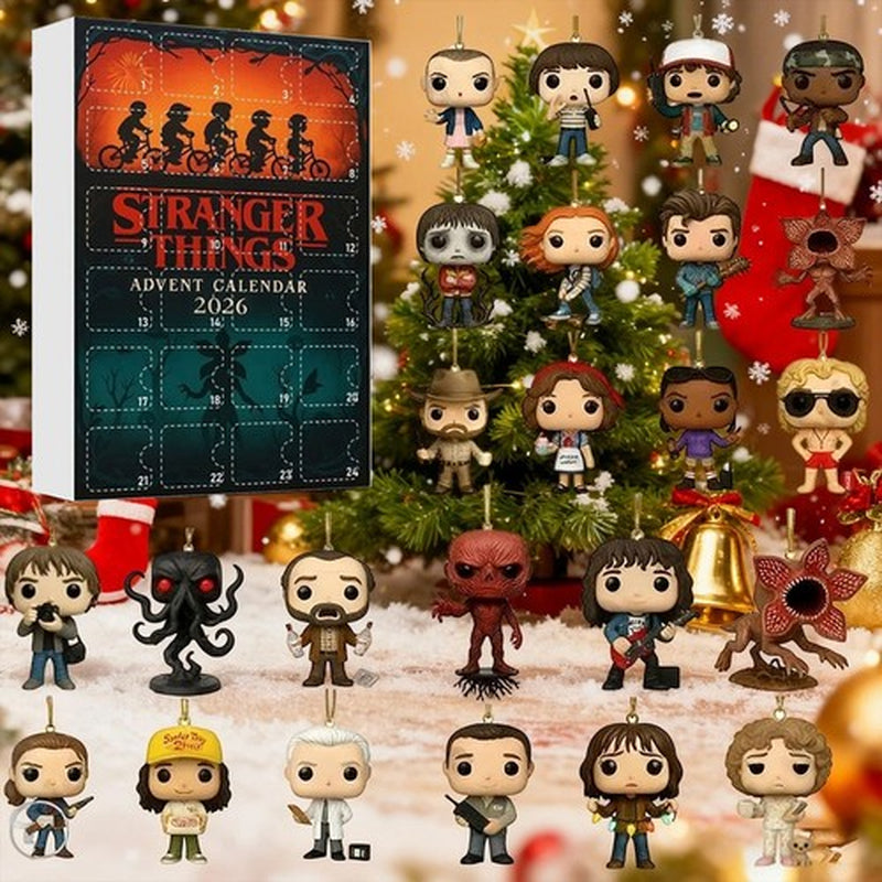 Stranger Things 2026 Advent Calendar Ornaments Christmas Countdown Box Fan Gift