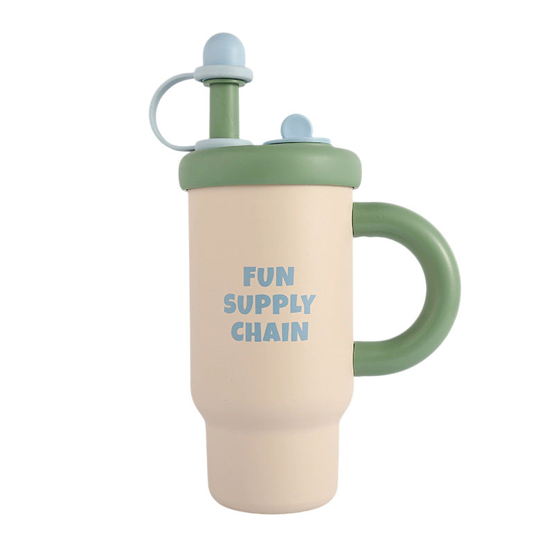 Large-capacity Insulated Mug With A Handle