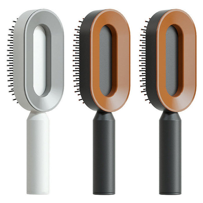 Self Cleaning Massage Scalp Comb Anti-Static Hairbrush